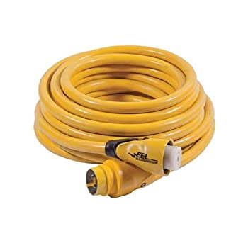 【中古】【輸入品・未使用】Marinco cs30???12?Eel 30?A 125?V Shore電源Cordset???12???イエローMarineボート、機器