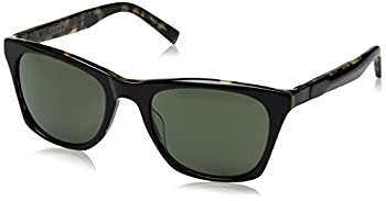 【中古】【輸入品・未使用】John Varvatos V515BLT53 Mirrored Square Sunglasses Black/Tortioseshell