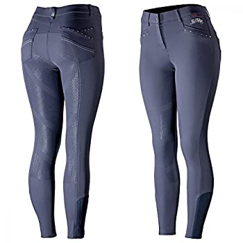 【中古】【輸入品・未使用】(38%ｶﾝﾏ% Dark Navy) - B Vertigo Olivia Women's Silicone Full Seat Breeches