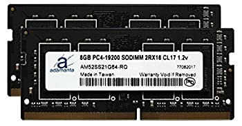 【中古】【輸入品・未使用】Adamanta 16GB (2x8GB) ノートパソコンメモリアップグレード MSi Aegis X3 ゲーミングデスクトップDDR4 2400Mhz PC4-19200 SODIMM 2Rx16 CL17 1.|スカイマーケットプラス