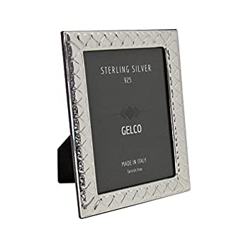 【中古】【輸入品・未使用】Gelco Italian 925スターリングシルバー 5X7 ハート 写真フレーム|スカイマーケットプラス