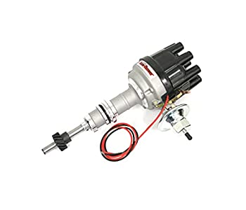 【中古】【輸入品・未使用】Pertronix D134600 ブラックキャストディストリビューターキャップ スモールブロックシボレー用