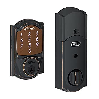 【中古】【インポート品・未当て嵌める】Schlage Senseタッチスクリーンデッドボルトwith Bluetooth科学技術 BE479 CAM 716 1