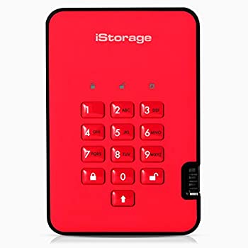 【中古】【インポート品・未当てはめる】iStorage diskAshur2 HDD 2結核症赤-安全性のあるなポータブルハードドライブ-合いことば防御すること、防塵、雨合羽、携帯型、軍用点数のハードウエア記号化US
