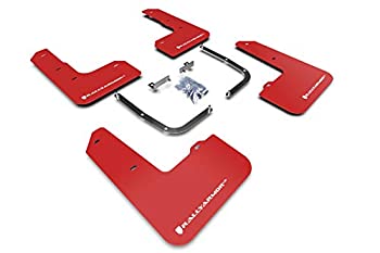 【中古】【輸入品・未使用】Rally Armor レッド UR マッドフラップ ホワイト ロゴ 2019 ヒュンダイ ベロスター N用｜スカイマーケットプラス
