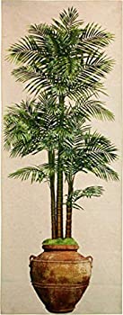 【中古】【インポート品・未当てはめる】Fine Art Tapestries 6123-WH Potted Palm II Wall Tapestry