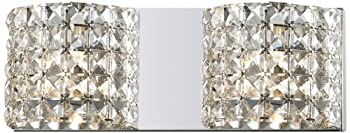 【中古】【輸入品・未使用】2 Light Crystal Vanity Light 867-2V|スカイマーケットプラス