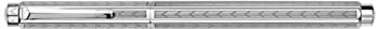 【中古】【インポート品・未当て嵌める】Caran d \u0027 Ache Chevron Ecridorしろがね色Plated/ロジウムCoat筆