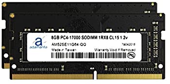 【中古】【輸入品・未使用】Adamanta 16?GB ( 2?x 8gb )ノートPCメモリアップグレードfor MSI Prestigeシリーズpe70?6qe ( 6th Gen ) ddr4?2133?MHz pc4???17000?SODIMM 1rx|スカイマーケットプラス