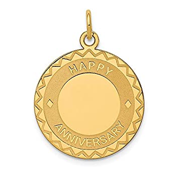 【中古】【輸入品・未使用】14?K黄色ゴールド幸せ記念日ディスクチャームまたはペンダント、19?mm 94,991円