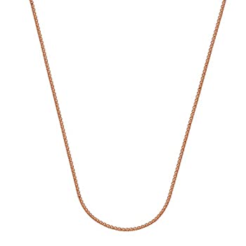 【中古】【輸入品・未使用】ラウンドウィートチェーン 14Kt ゴールド ラウンドウィートチェーン ロブスターロック付き 長さ16インチ