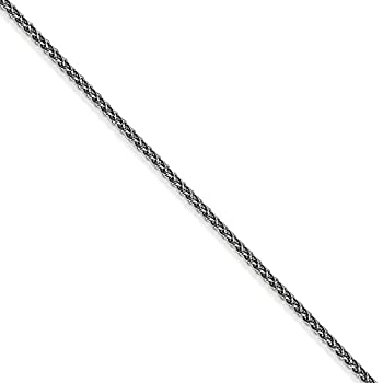 【中古】【インポート品・未当て嵌める】1.25?MM、14カラット白いことゴールド、スピガチェーン???14in