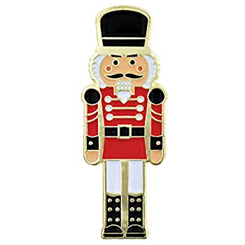 【中古】【インポート品・未当て嵌める】Pinmart \u0027s x-mas Nutcracker Holidayクリスマスラペルピン 100 ゴールド