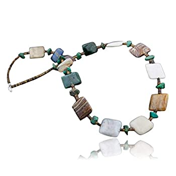 【中古】【輸入品・未使用】従来Authentic Made by Charlene Little Navajoネイティブシルバーターコイズ、ジャスパーネイティブアメリカンネックレス｜スカイマーケットプラス 66,720円