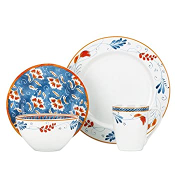 【中古】【インポート品・未当て嵌める】Gorham Kathy Ireland介護ホームエスパニア語ボタニカ4-piece Place Setting