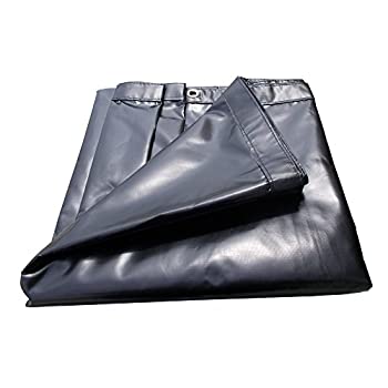 【中古】【輸入品・未使用】xtarps-16?' X 28?' Flatbed Truck Tarp???Light WeightスチールTarp、ブラック|スカイマーケットプラス