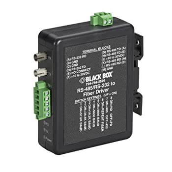【中古】【インポート品・未当て嵌める】Black Box Industrial Din Rail Rs-232/rs-422/rs-485から衣料繊維１番ウッドへ - 1 X St Ports - 軌跡据え置き能力のある