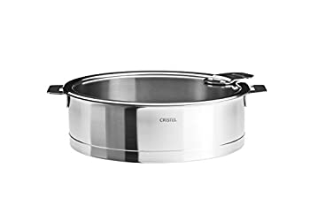 【中古】【インポート品・未当てはめる】Cristel Strate s22qlksaソテー食麺麭、3クオート、しろがね色