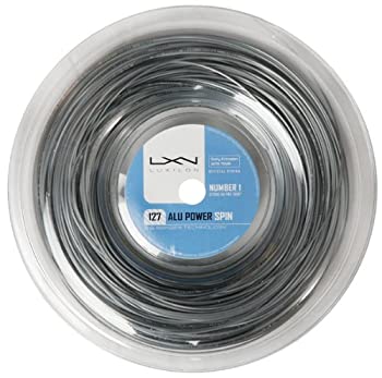 【中古】【輸入品・未使用】Luxilon Big Banger ALU Power 127 スピン 16g テニスストリング (シルバー) - 1 760フィート リール
