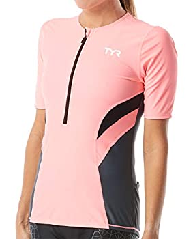 【中古】【インポート品・未当て嵌める】TYR レディース 引きくらべる用 半袖 取り組みとっ始め M
