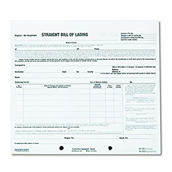 【中古】【輸入品・未使用】Bill of Lading Short Form%ｶﾝﾏ% 8 1/2 x 7%ｶﾝﾏ% Three-Part Carbonless%ｶﾝﾏ% 250 Forms (並行輸入品)