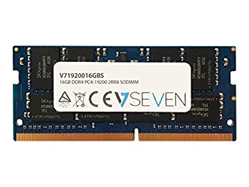 【中古】【輸入品・未使用】V7 16GB DDR4 2400MHz CL17 SO DIMM PC4-19200 1.2V PC内蔵メモリ(V71920016GBS)
