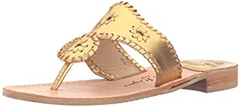 【中古】【輸入品・未使用】Jack Rogers レディース ハンプトンズ サンダル US サイズ: M カラー: ゴールド
