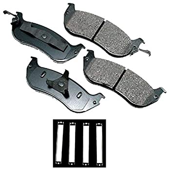 【中古】【輸入品・未使用】Akebono ACT674 プロアクト ウルトラプレミアム セラミックディスクブレーキパッドキット