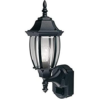 【中古】【インポート品・未当て嵌める】Heath Zenith HZ-4192-BK Six-Sided Die-Cast Aluminum Lantern%ｶﾝﾏ% Black with Beveled Glass by Heath/Zenith
