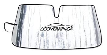 【中古】【輸入品・未使用】Coverking CSSZ65MA5076 カスタムフロントガラスサンシェード 特定のマツダMPVモデル用 - 反射マイラーフォーム(シルバー)