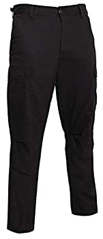 【中古】【輸入品・未使用】Rothco Bdu R / Sショート長パンツ US サイズ: Medium Long カラー: ブラック|スカイマーケットプラス