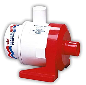 【中古】【輸入品・未使用】Rule 18A Marine Rule 3700 Marine 汎用遠心ポンプ (3700-GPH、24ボルト)