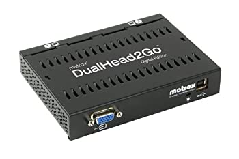 【中古】【インポート品・未当てはめる】Matrox DualHead2Go Digital Edition D2G-A2D-IF