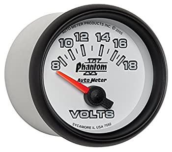【中古】【輸入品・未使用】Auto Meter 7592 Phantom II 電圧計