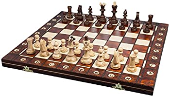【中古】【輸入品・未使用】ポーランド製　木製チェスセット41ｃｍチェス盤チェス駒セット　Poland wood chess　[並行輸入品]｜スカイマーケットプラス