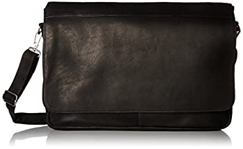 【中古】【輸入品・未使用】Piel 2360-BLK Flap Over Messenger Bag - Black｜スカイマーケットプラス