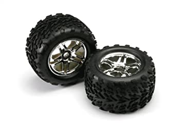 【中古】【輸入品・未使用】ハイテック トラクサス 接着済タイヤセット 2個SS Split Spoke 3.8 5174R｜スカイマーケットプラス