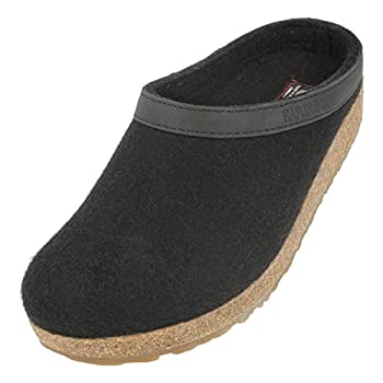 【中古】【輸入品・未使用】Haflinger Torben Grizzly、メンズスリッパ、ブラック（Schwarz 03）、44 EU
