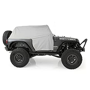 【中古】【輸入品・未使用】Smittybilt 1068 グレー 防水 キャブカバー ドアフラップ付き