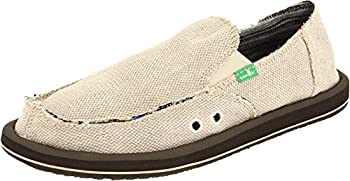 【中古】【輸入品・未使用】[Sanuk] メンズ 麻10 M会社スリップオン 7 M米国 ナチュラル