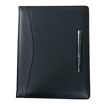 【中古】【輸入品・未使用】Dacassoレザー標準ポートフォリオ、ブラック(e1001?)