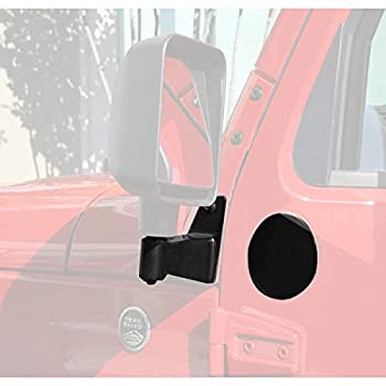 【中古】【輸入品・未使用】Rugged Ridge 11025.04 Mirror Relocation Brackets%ｶﾝﾏ% Black%ｶﾝﾏ% 07-14 Jeep Wrangler JK