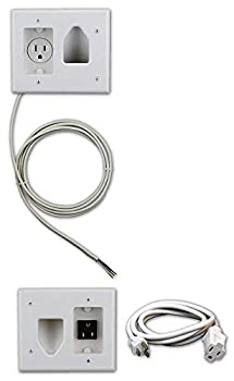 【中古】【インポート品・未当て嵌める】Datacomm Electronics 資料コム 50-3323-WH-一揃いの道具 木目細か ダイアログボックス テレビ受像機 有線テレビ まとめ役 一揃いの道具ワット数解決手段 - 白いこと
