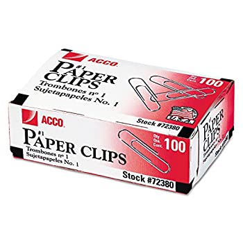 【中古】【インポート品・未当て嵌める】Acco Smooth経済システム調査報告ゼムクリップacc72380?( Pack of 10?) [ Misc。]