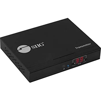【中古】【インポート品・未当てはめる】SIIG HDMI 2.0 4K@60サイクル 厚地の外套IPエクステンダー/行列 IR-トランスミッター (CE-H25B11-S1)