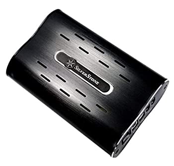 【中古】【輸入品・未使用】SilverStone MS04B 3.5-Inch Aluminum Casing Hard Drive Enclosure (Black) by Silverstone [並行輸入品]｜スカイマーケットプラス