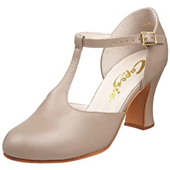 【中古】【輸入品・未使用】Capezio レディース コーラス キャラクターシューズ US サイズ: 7.5 Wide カラー: ベージュ|スカイマーケットプラス