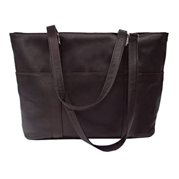 【中古】【輸入品・未使用】Piel Laptopビジネストートバッグ(チョコレート)