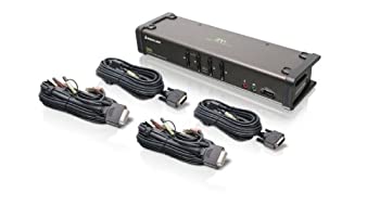 【中古】【インポート品・未当てはめる】4-Port DVI KVMP Switch [並行輸入品]
