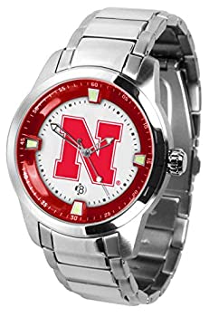 【中古】【輸入品・未使用】Titan Steel 腕時計 Links Make Watch Adjustable ネブラスカコーンハスカーズ